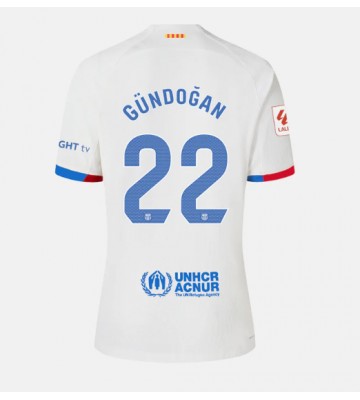 Barcelona Ilkay Gundogan #22 Replica Away Stadium Shirt for Women 2023-24 Short Sleeve